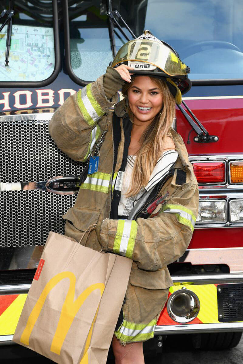 Chrissy Teigen Stills at McDelivery Launch in New York Images