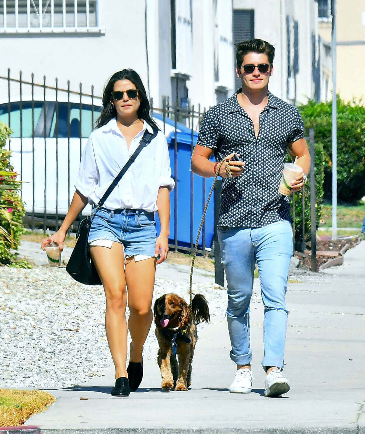 Danielle Campbell and Gregg Sulkin Stills Out in Los Angeles 1
