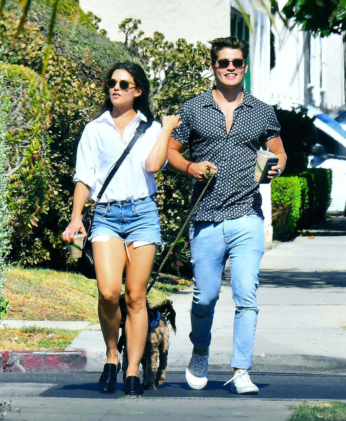 Danielle Campbell and Gregg Sulkin Stills Out in Los Angeles 3