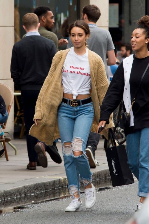 Danielle Peazer Out and About in London Photos 7