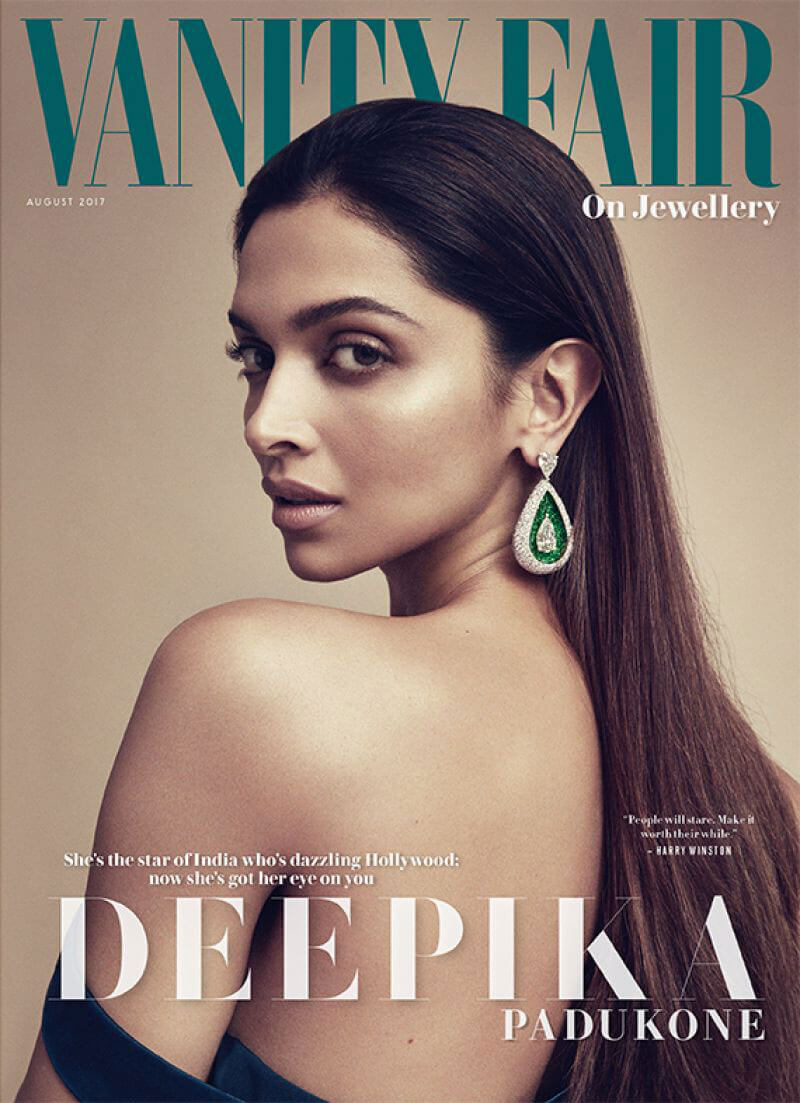 Deepika Padukone Photoshoot for Vanity Fair on Jewellery, August 2017