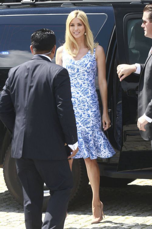 Ivanka Trump Stills at Museum of Polish Jews in Warsaw 10