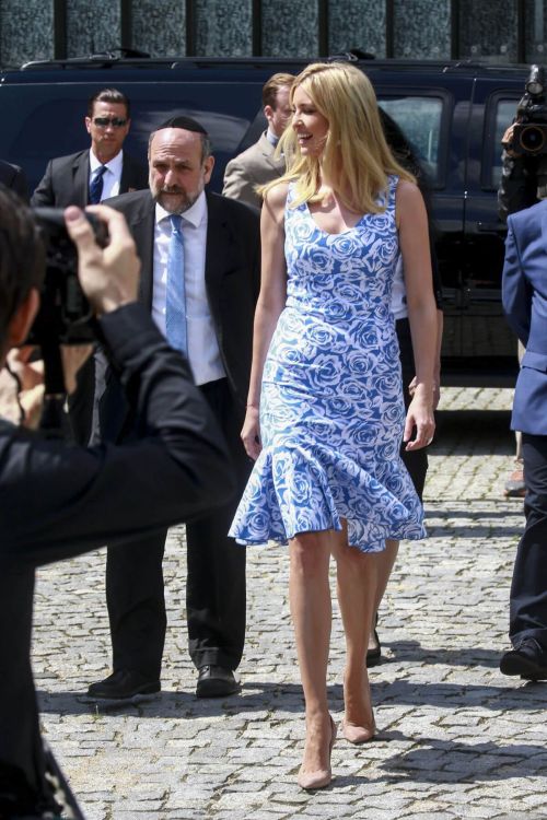 Ivanka Trump Stills at Museum of Polish Jews in Warsaw 16