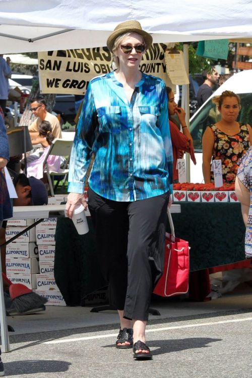 Jane Lynch Stills Shopping at Farmer