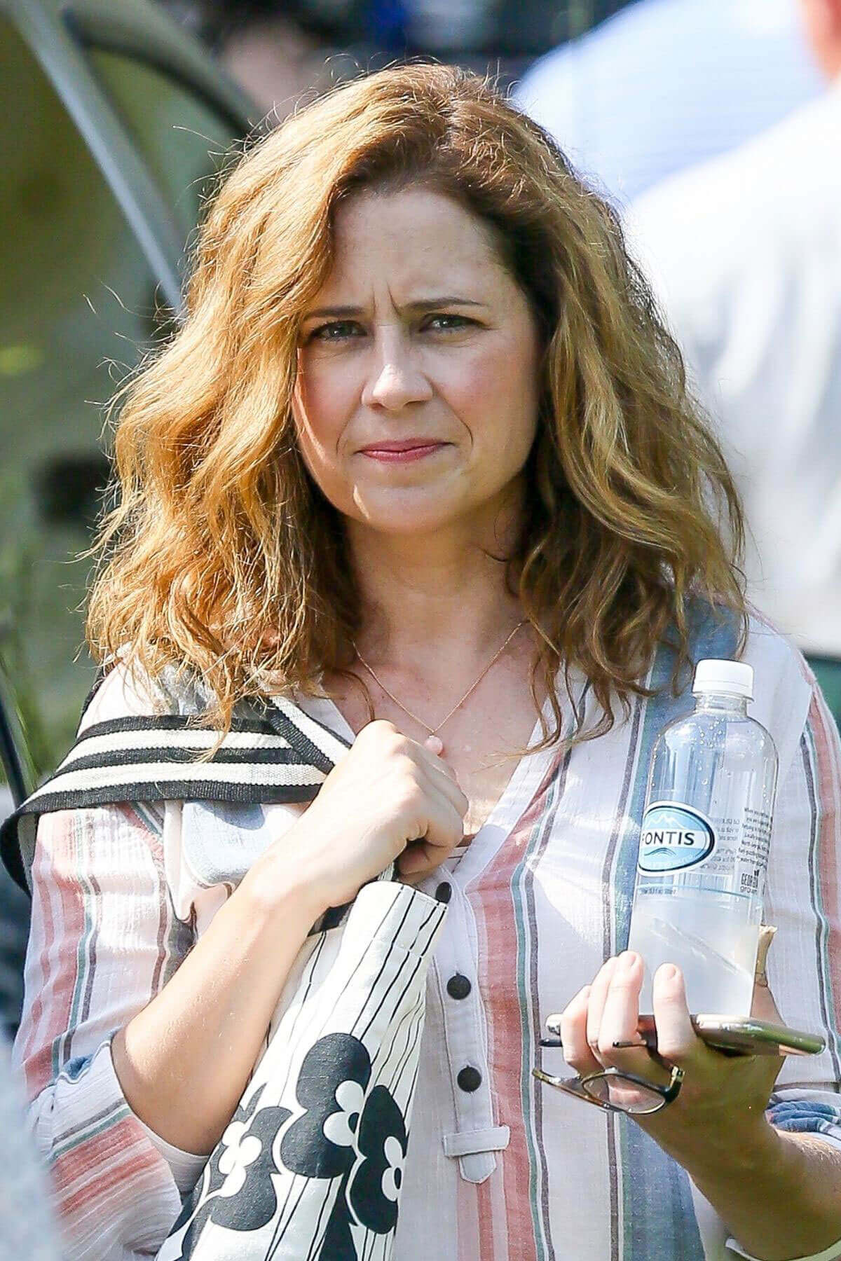 Jenna Fischer on the Set of 15:17 to Paris in Atlanta Photos