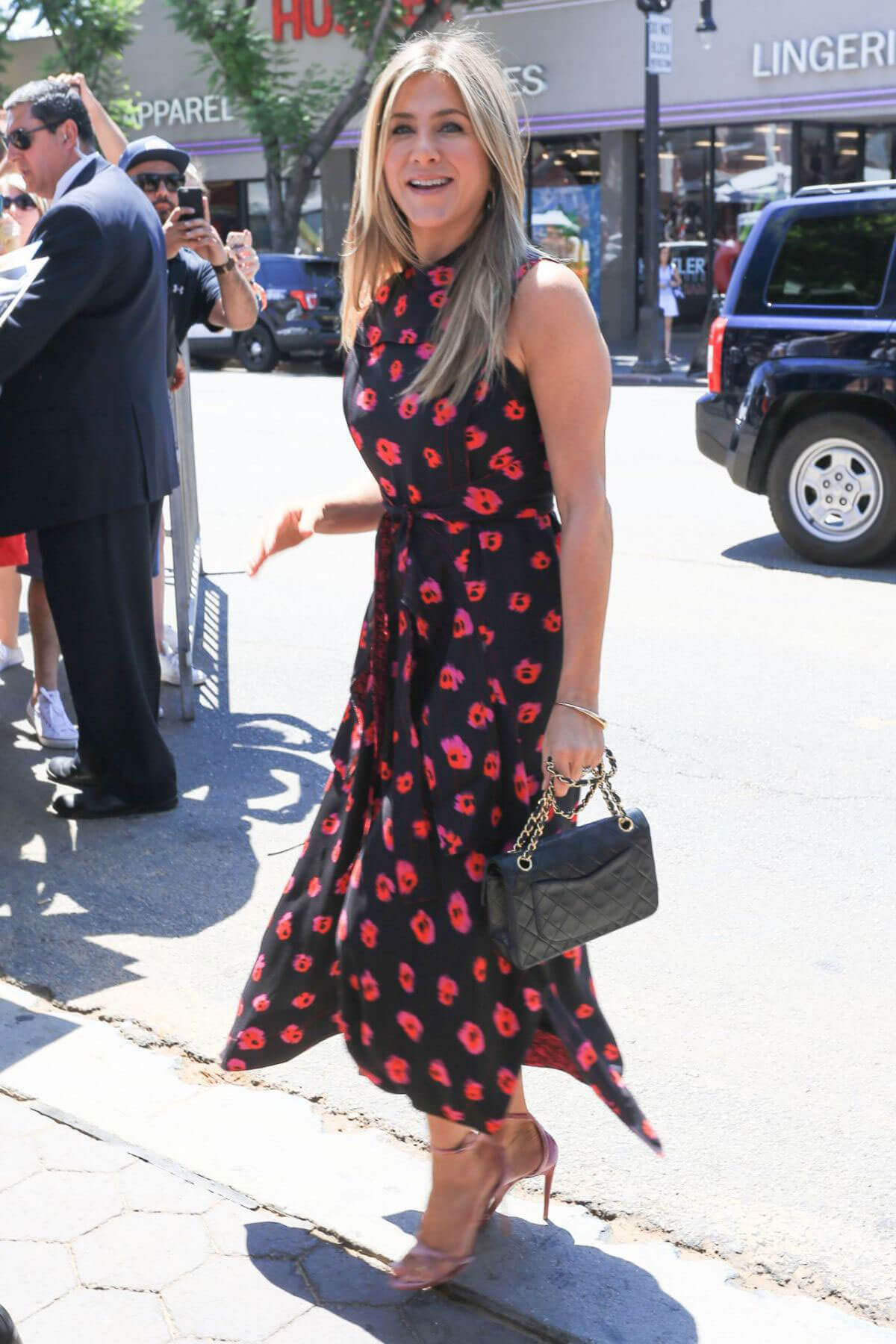 Jennifer Aniston Stills at Jason Bateman's Hollywood Star Ceremony in Hollywood