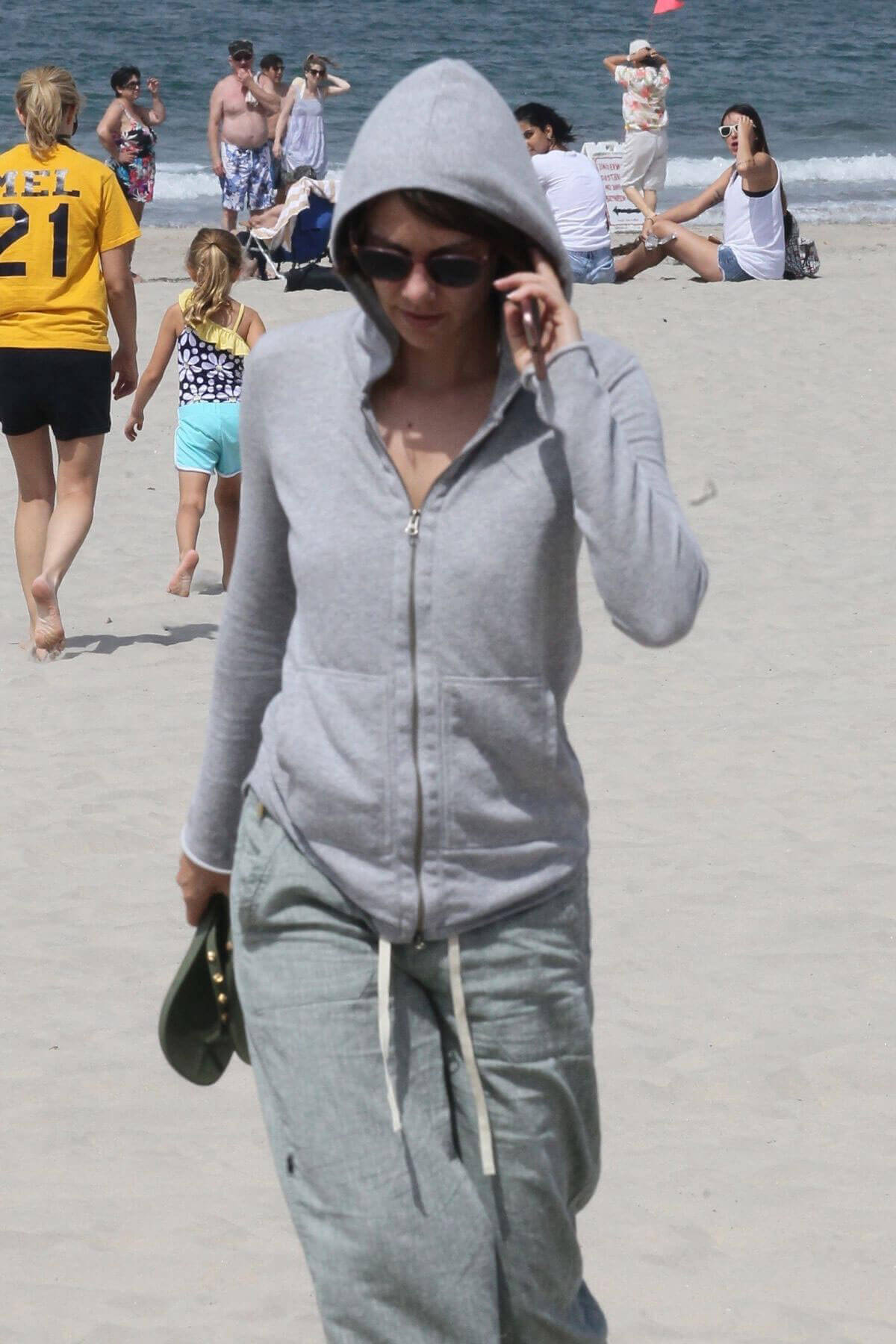 Lauren Cohan and Alanna Masterson Stills at Coronado Beach in San Diego 3