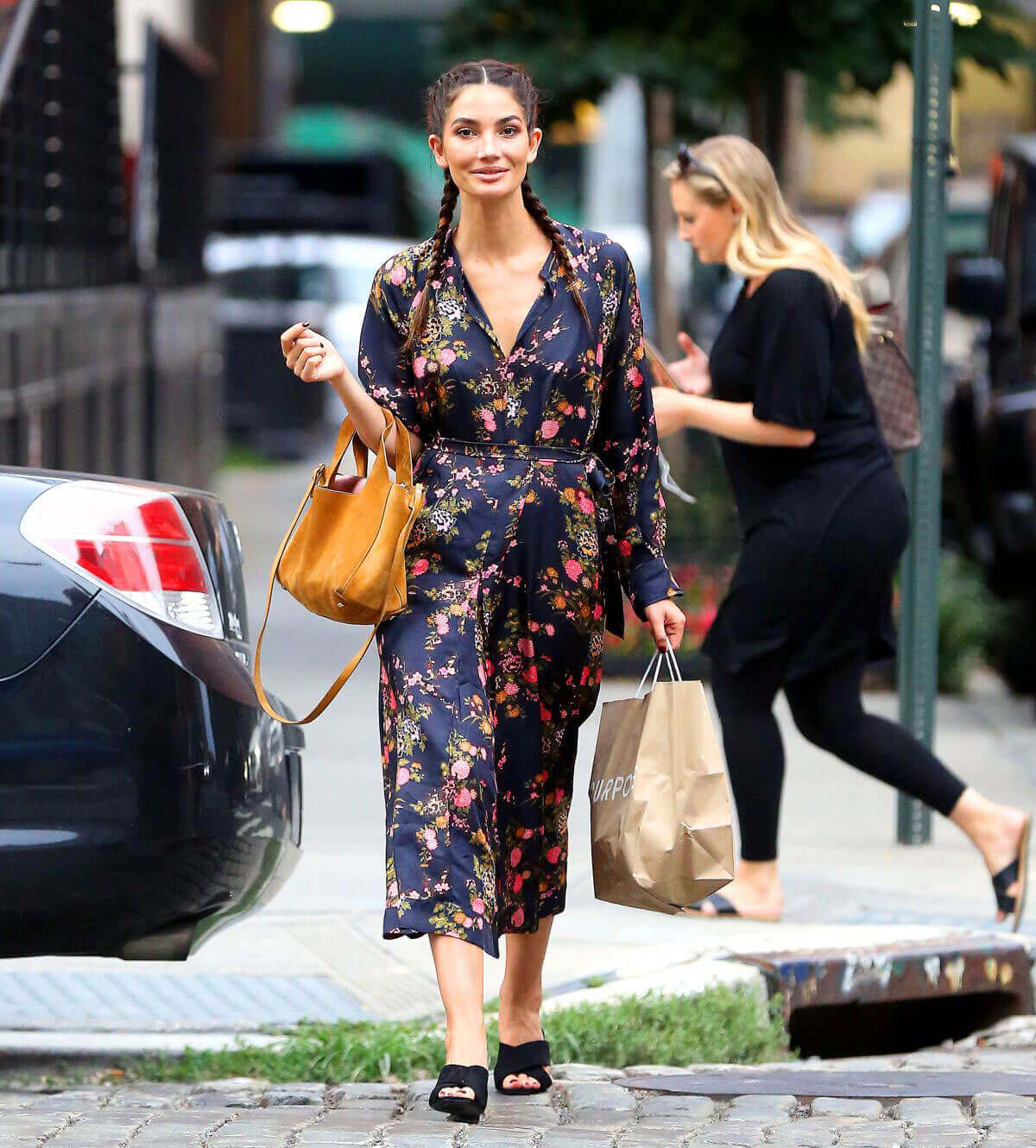 Lily Aldridge Out and About in New York Photos