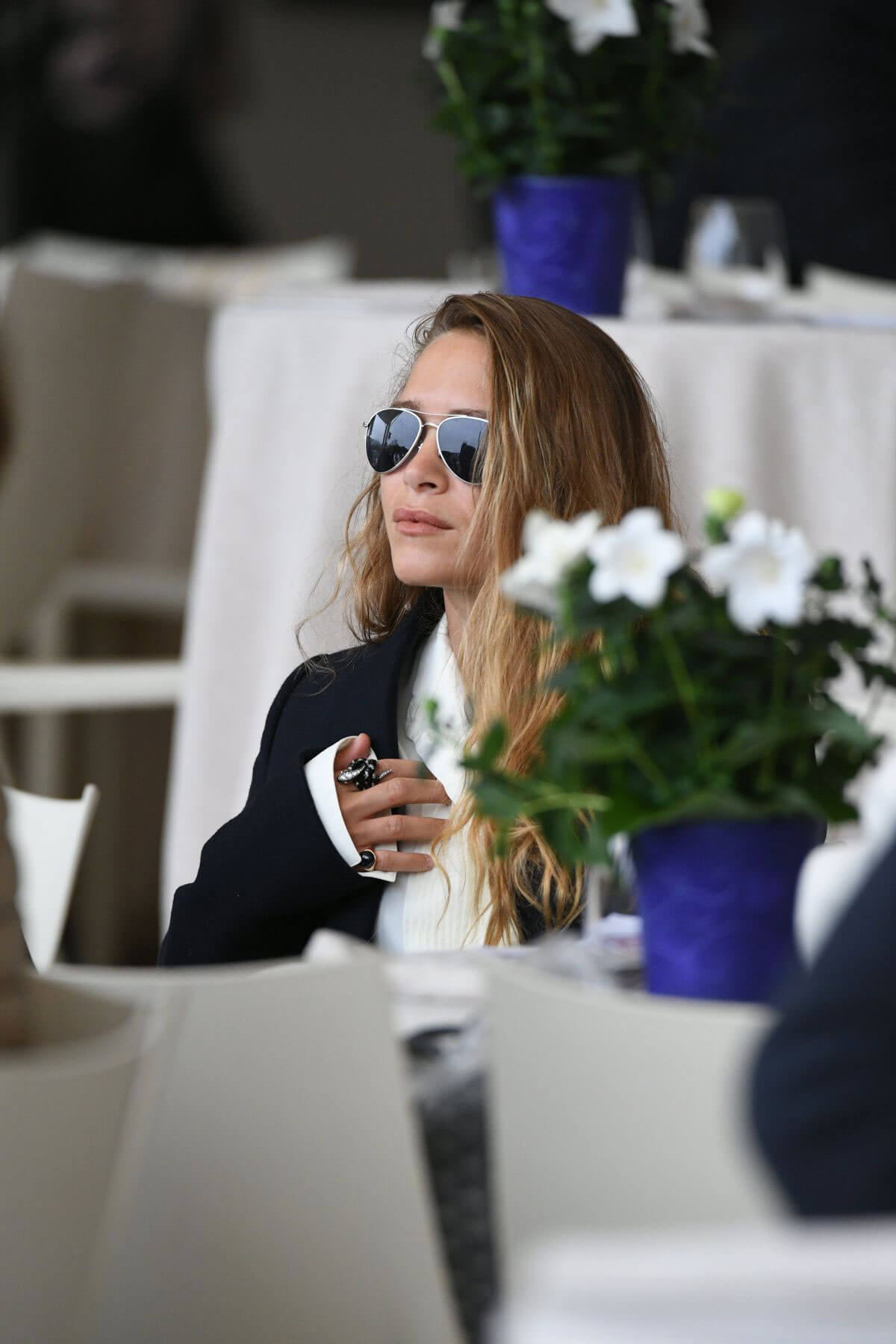 Mary-Kate Olsen Stills at Longines Paris Eiffel Jumping in Paris