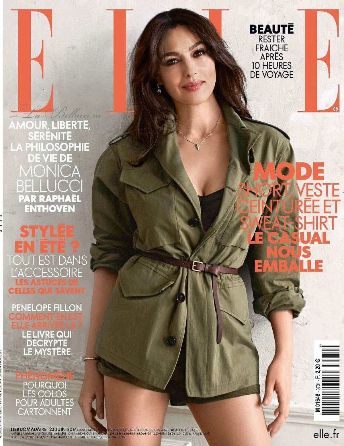 Monica Bellucci Photoshoot for Elle Magazine, France June 2017