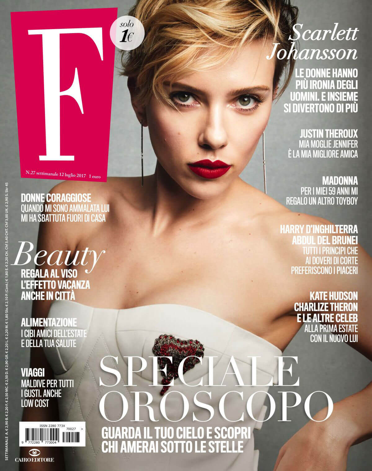 Scarlett Johansson Photoshoot in F Magazine, July 2017