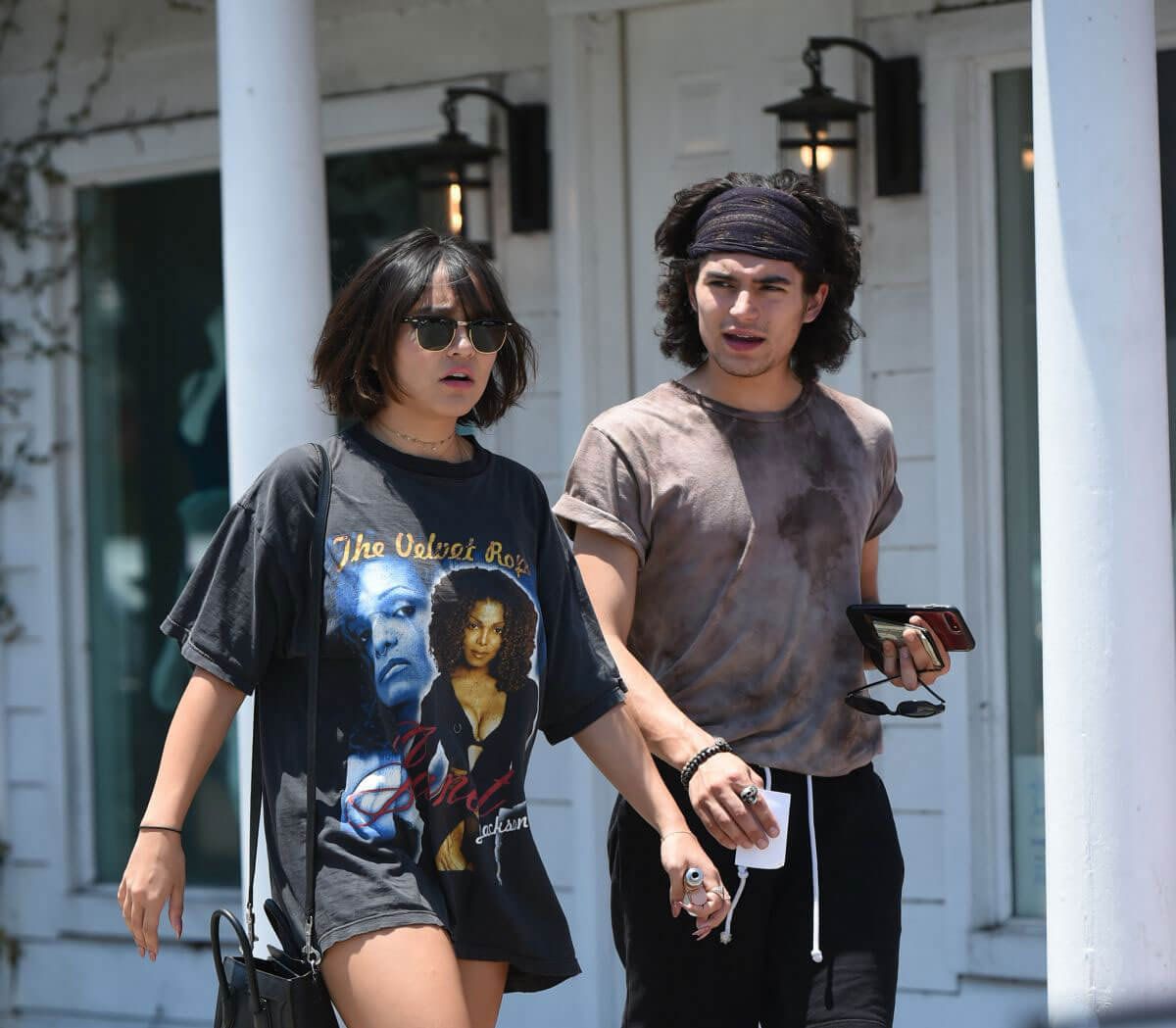 Stella Hudgens Stills Out for Lunch with a Friend in Los Angeles