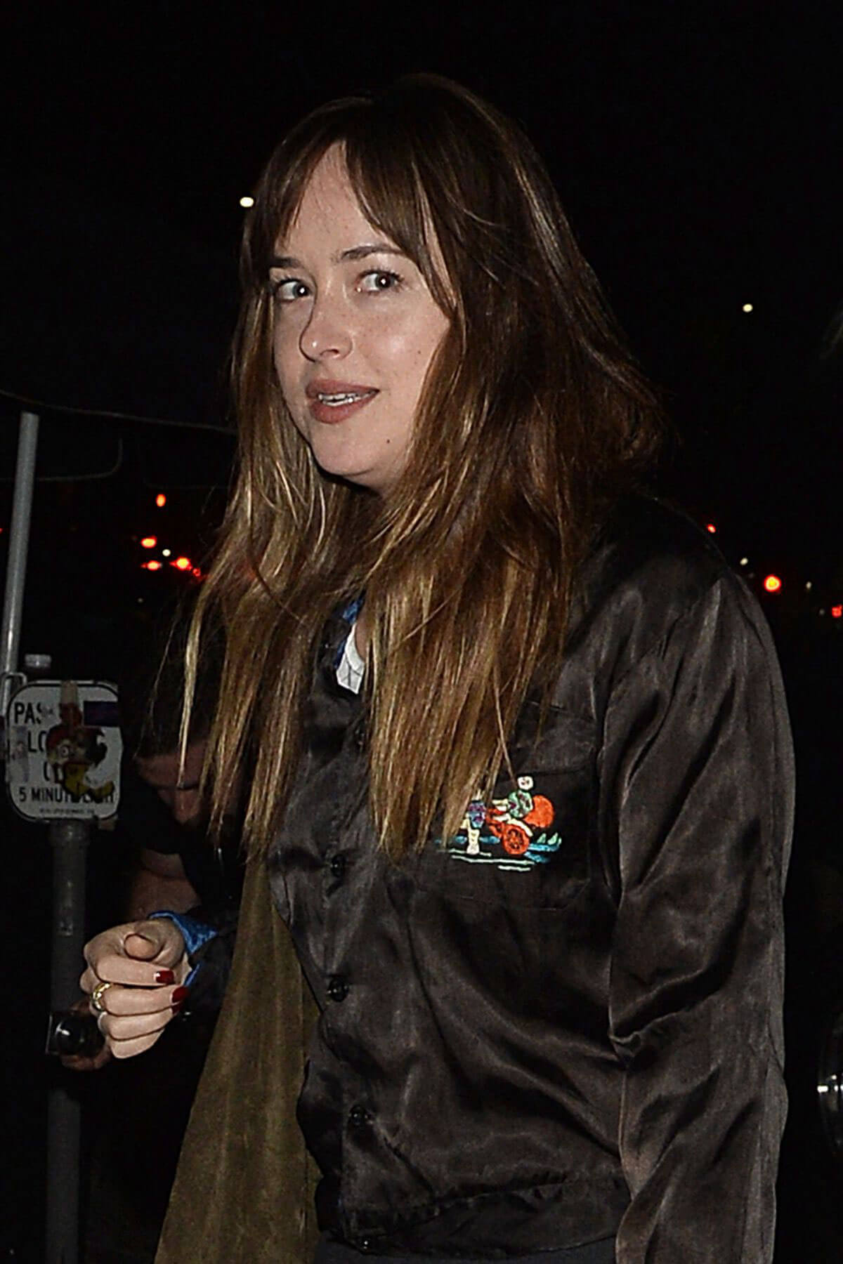 Dakota Johnson Stills at Leaves No Name Bar in West Hollywood
