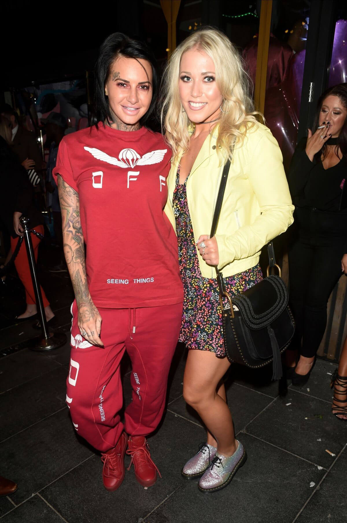Jemma Lucy and Amelia Lily Stills Night Out in Manchester