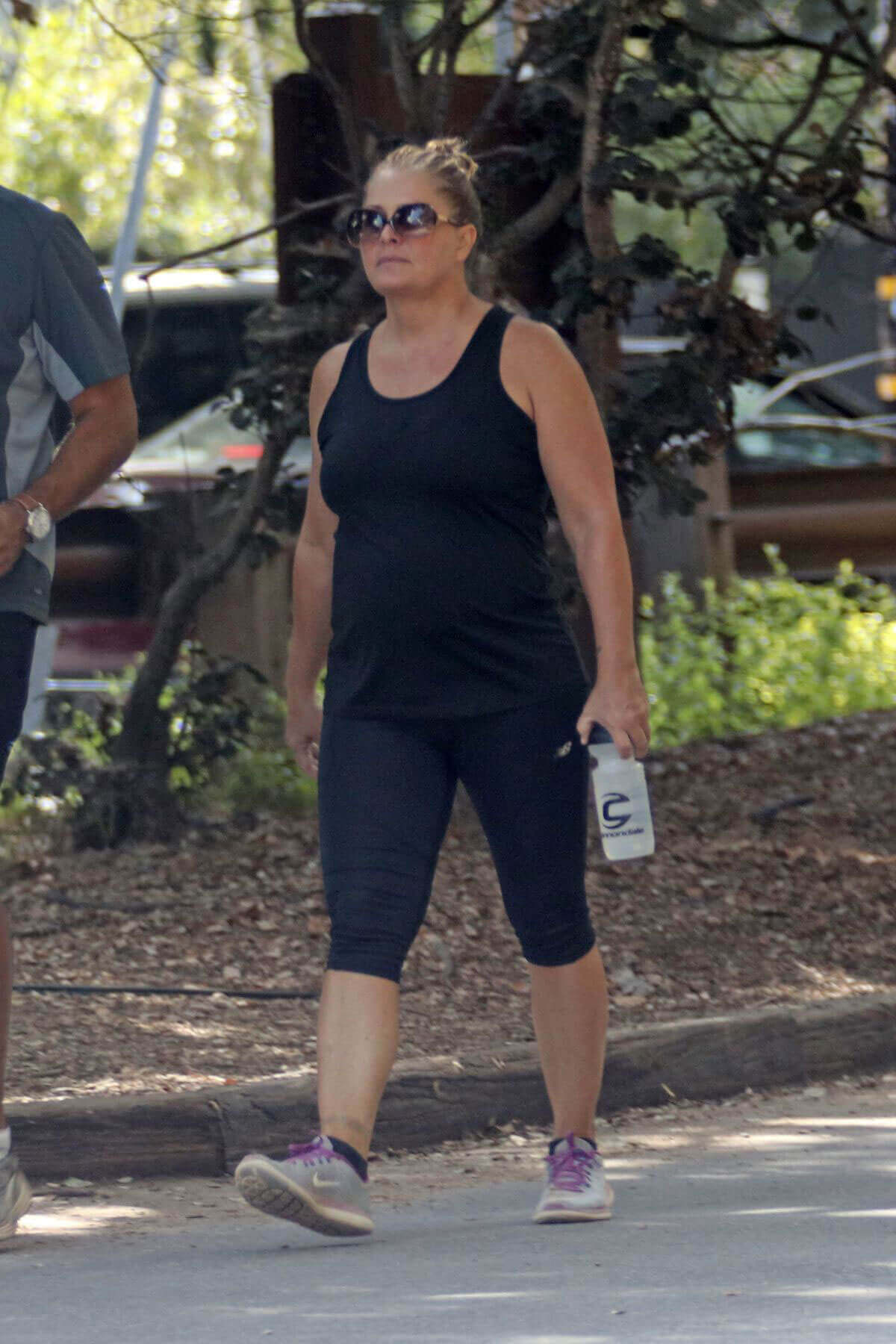 Nicole Eggert Stills Out Hiking at Fryman Canyon in Los Angeles