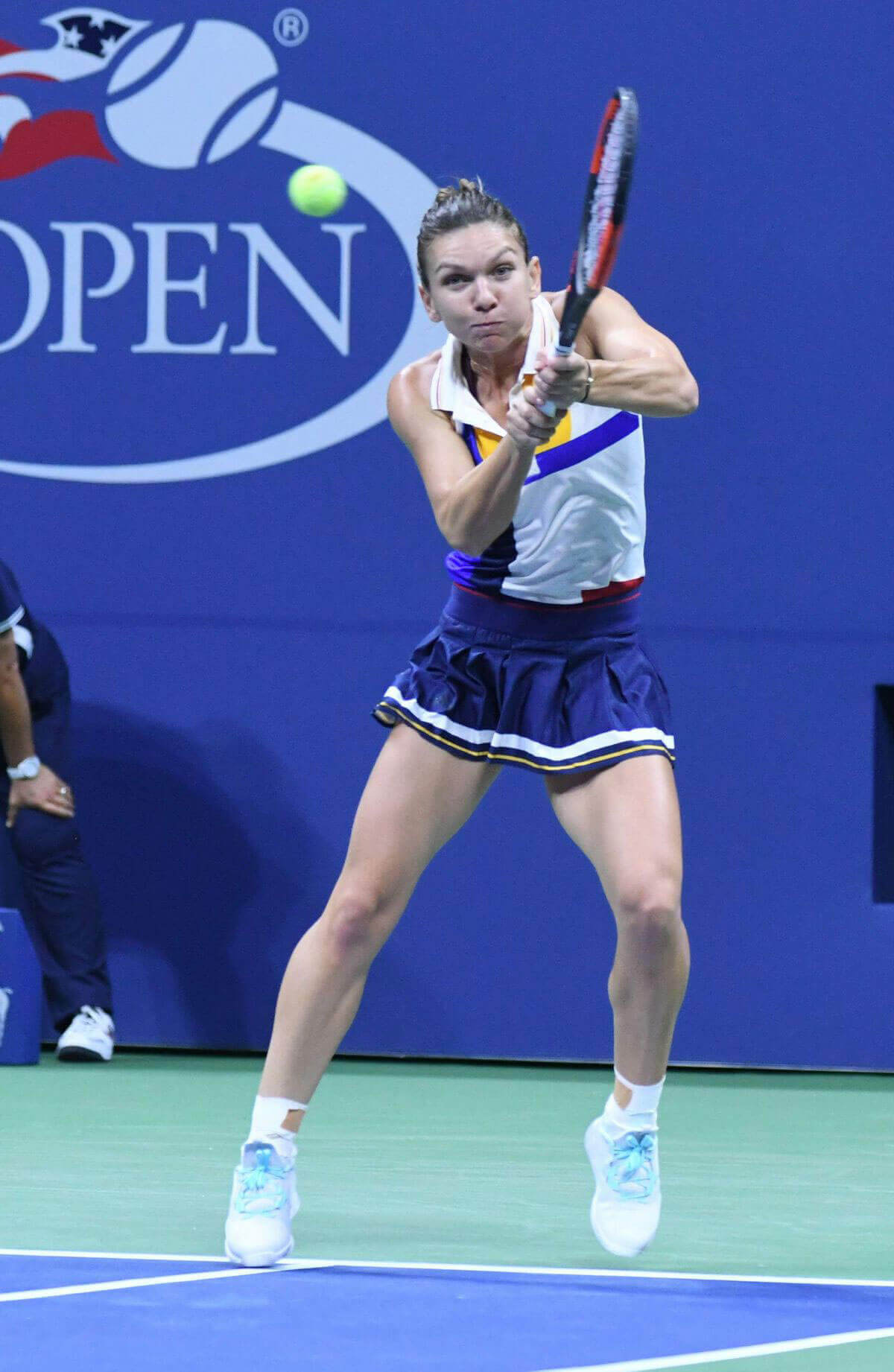 Simona Halep Stills at 2017 US Open Championships in New York