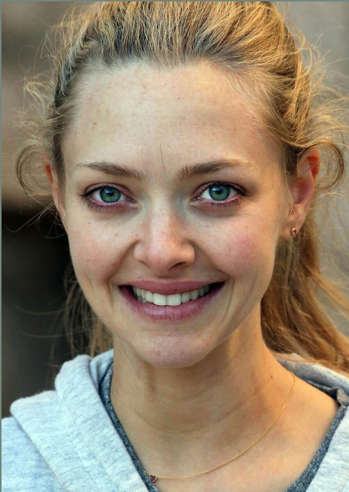 Amanda Seyfried Makeup Free Out in Croatia