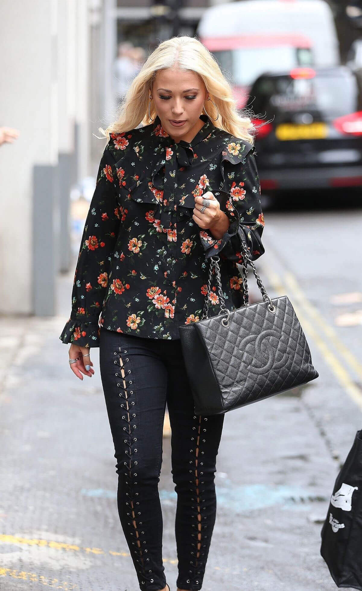Amelia Lily Stills Leaves Wright Stuff in London
