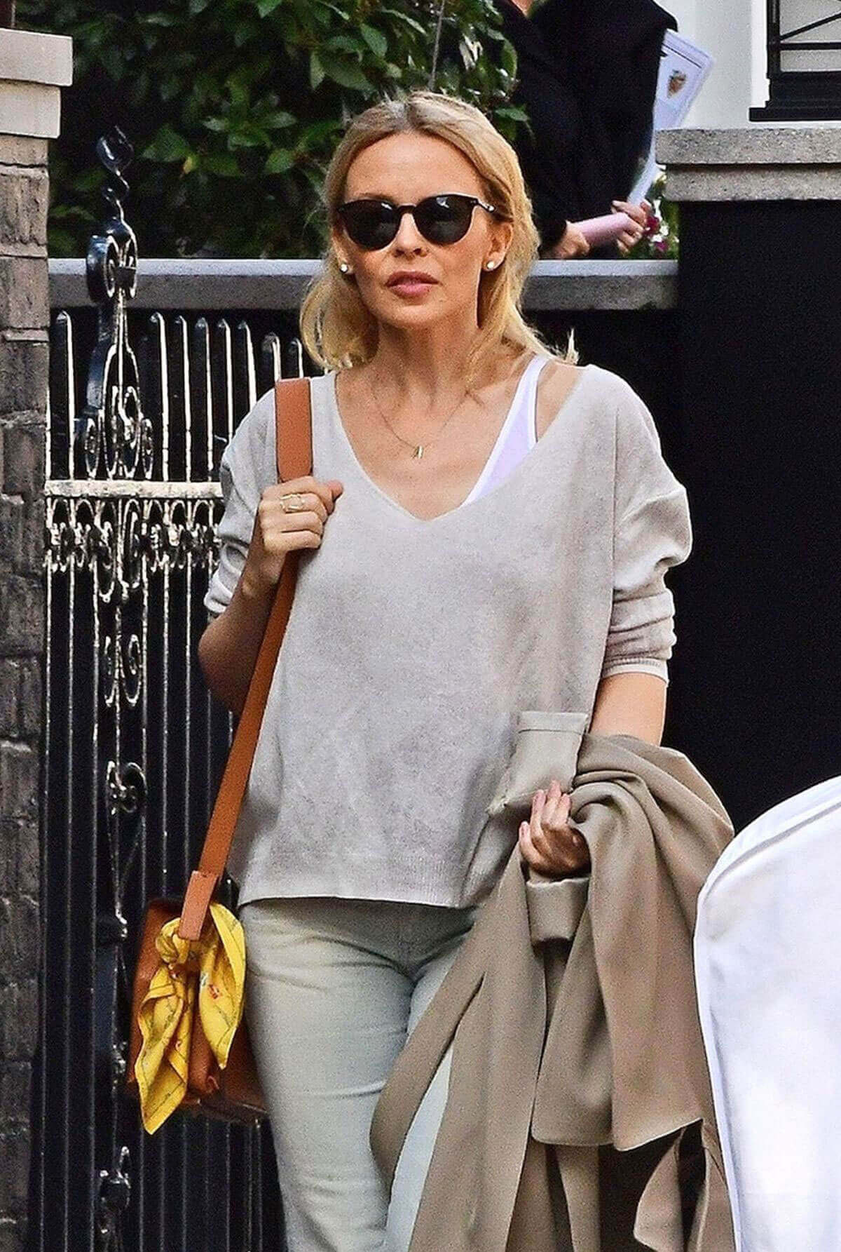 Australian Singer Kylie Minogue Stills Out and About in London