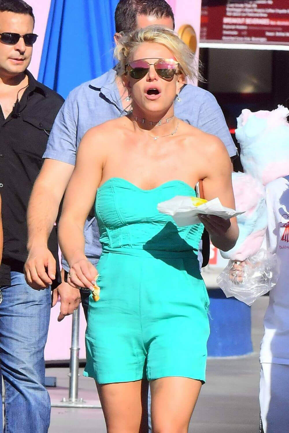 Britney Spears and Sam Asghari Stills Out at Disneyland in California