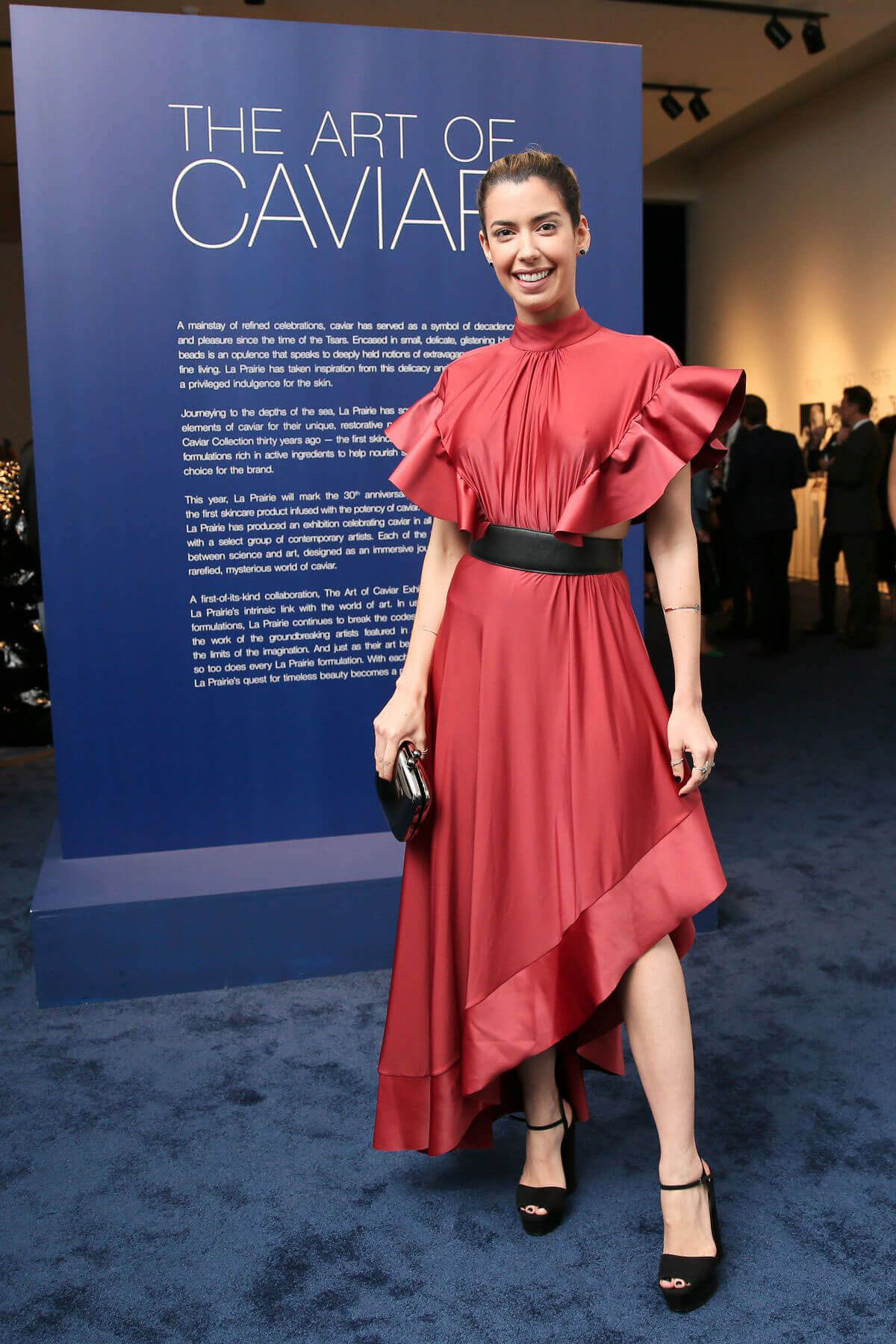 Camila Coutinho Stills at La Prairie Presents: The Art of Caviar Vernissage Evening in New York