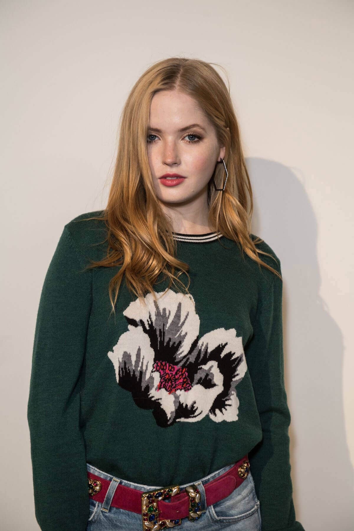 Ellie Bamber Stills at Markus Lupfer Fashion Show at London Fashion Week