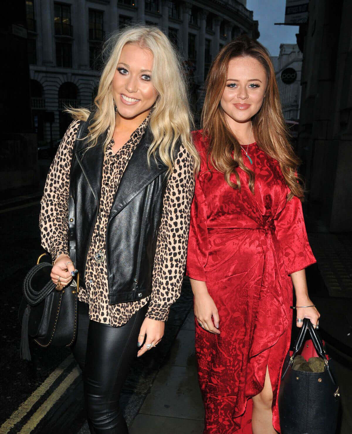 Emily Atack and Amelia Lily Stills at NFL UK Kick Off Party in London