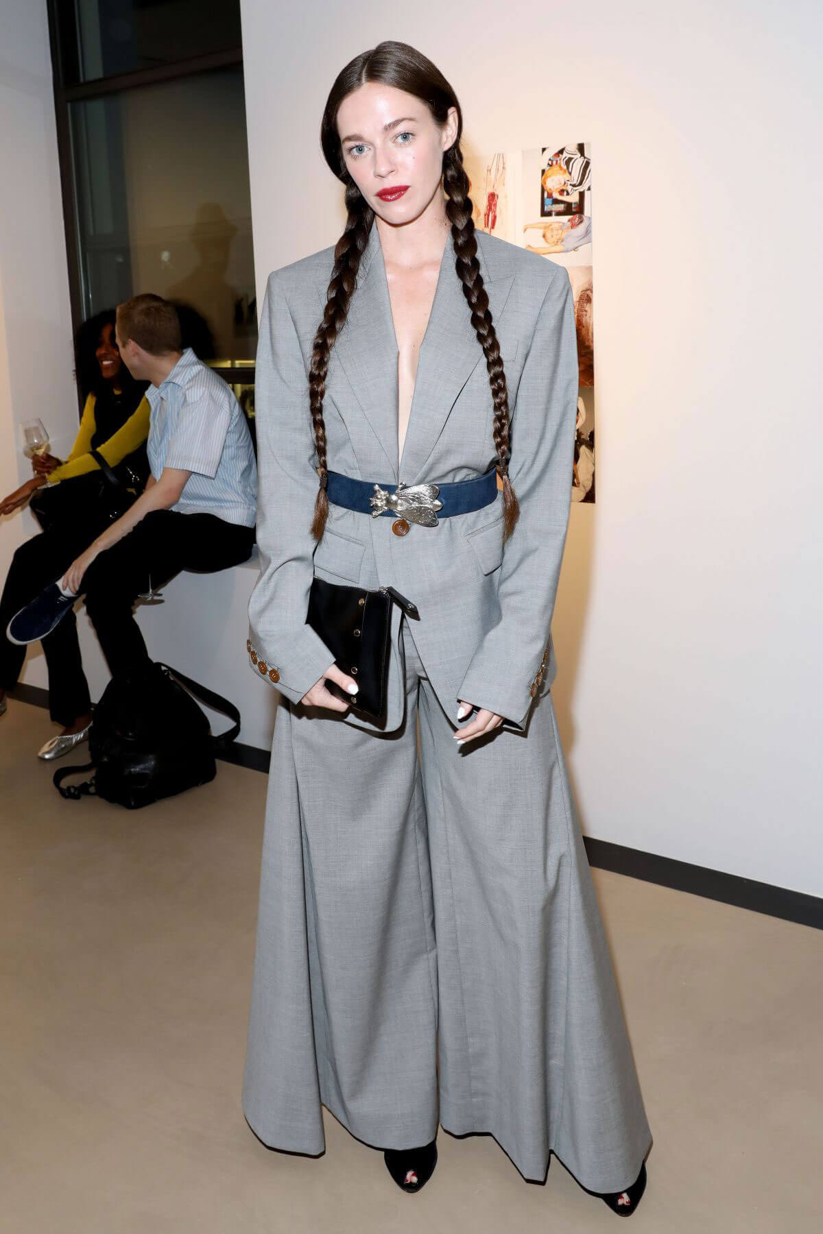 Hailey Gates Stills at Vivienne Westwood x Juergen Teller Exhibition Opening at NYFW