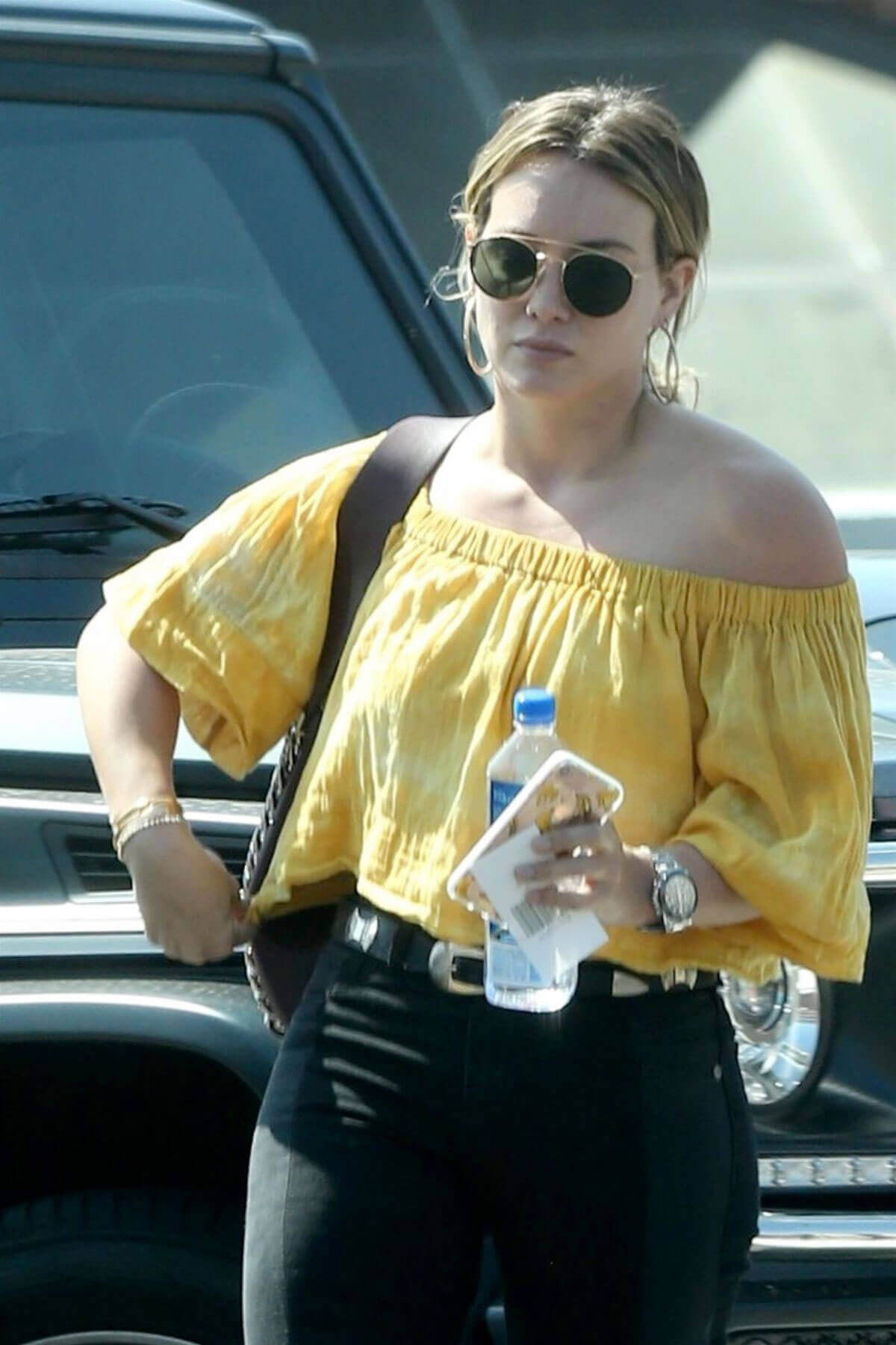 Hilary Duff Visits a Dermatologist in Beverly Hills