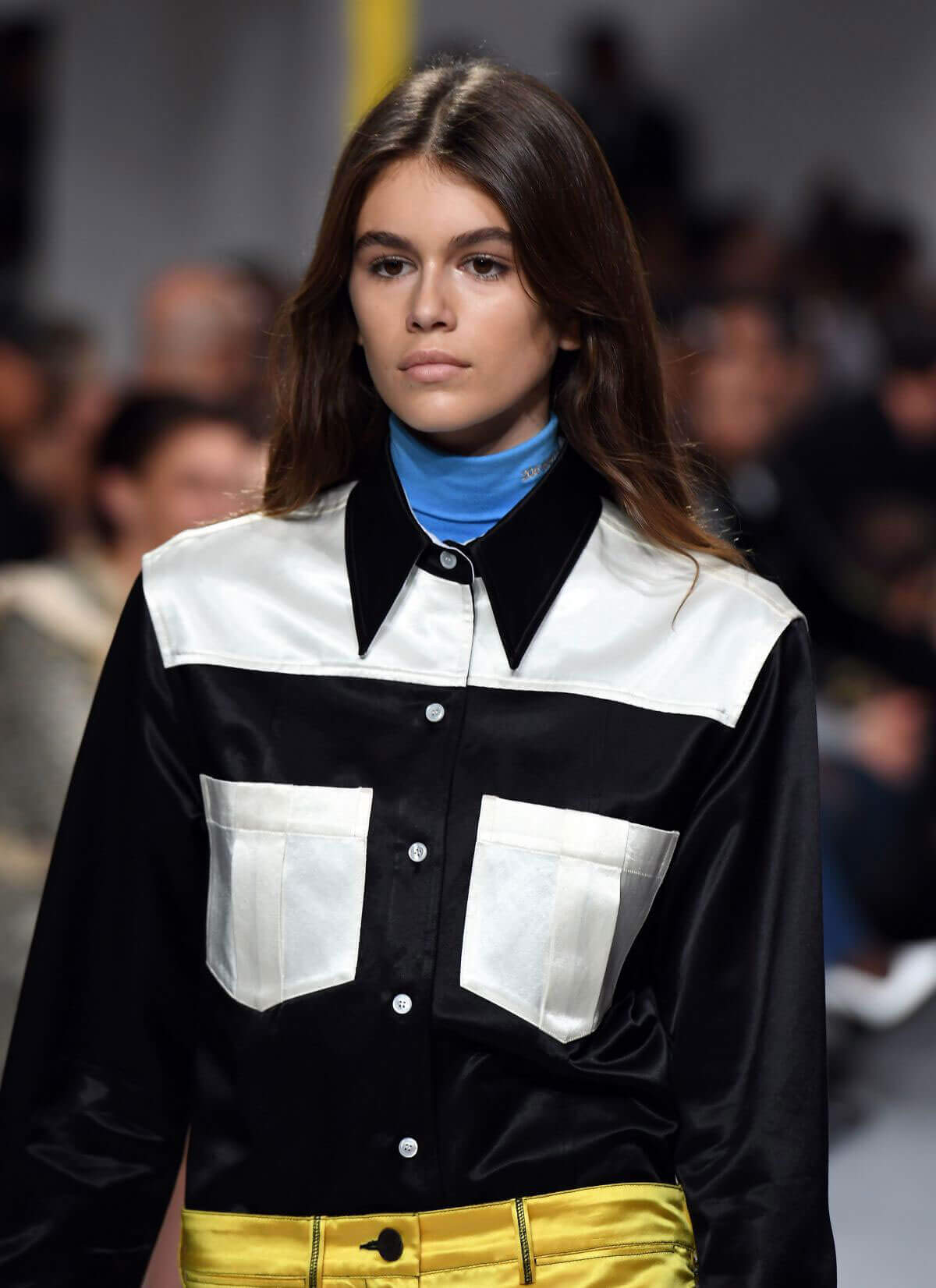 Kaia Gerber Stills at Calvin Klein Runway Show in New York Fashion Week