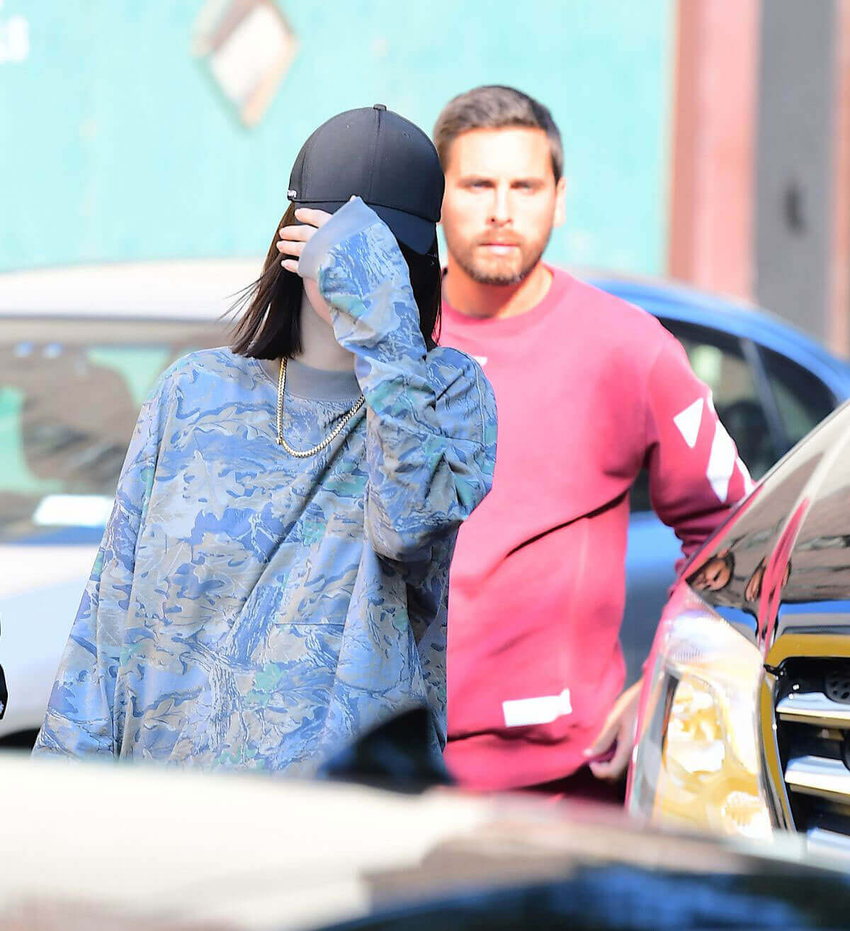 Kendall Jenner Stills and Scott Disick Out for Lunch in New York