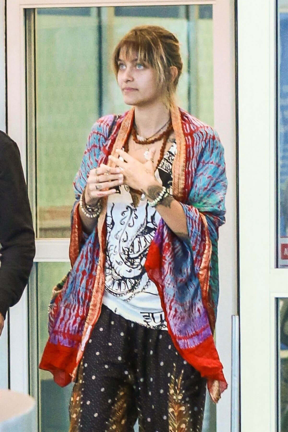 Paris Jackson Stills at JFK Airport in New York