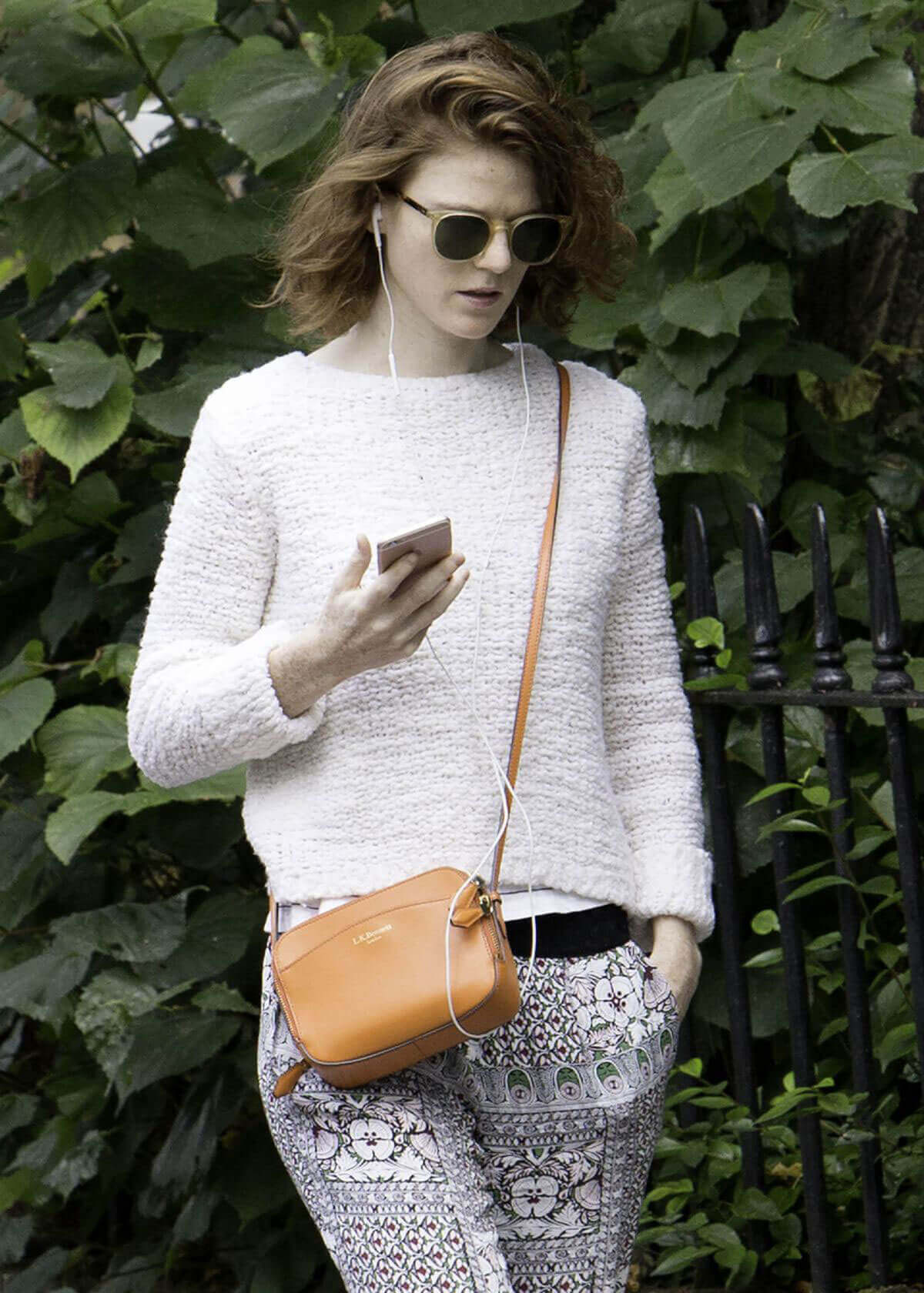 Rose Leslie Stills Out and About in London Photos