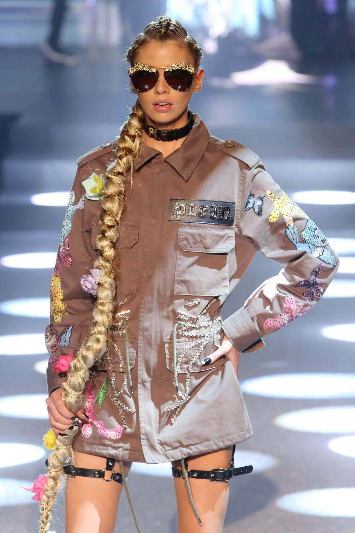 Stella Maxwell for Philipp Plein Fashion Show at New York Fashion Week