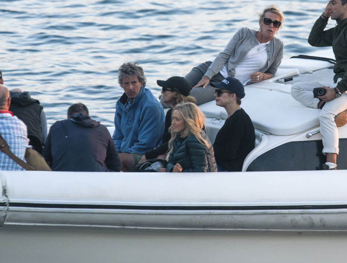 Amanda Seyfried Stills on the Set of "Mamma Mia" in Croatia