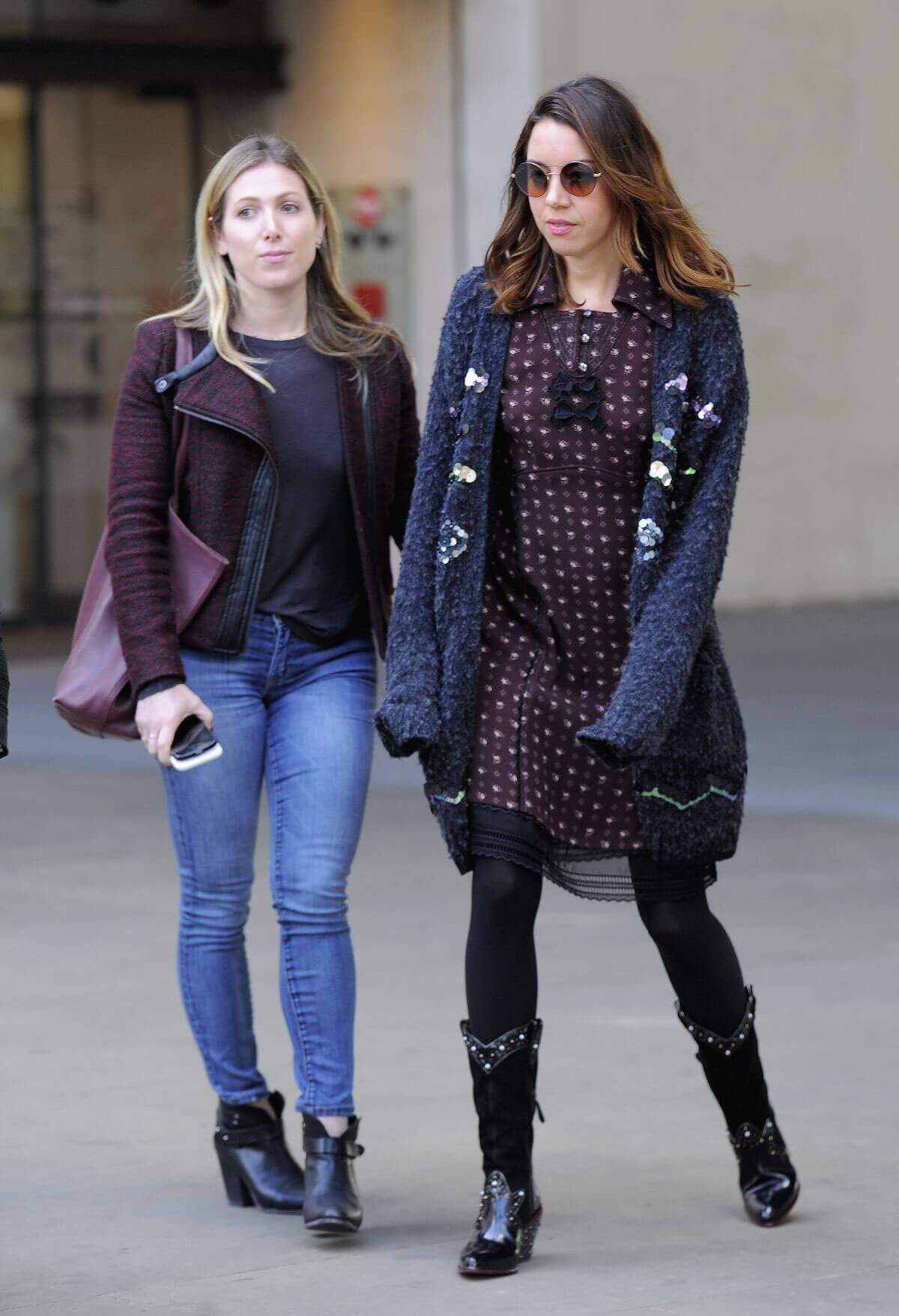 Aubrey Plaza Stills at BBC Radio One Studios in London