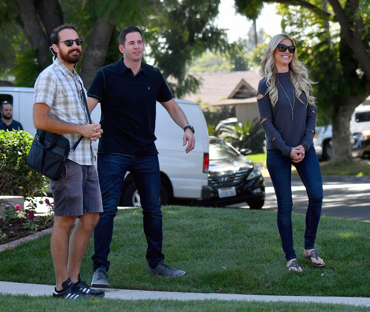 Christina and Tarek El Moussa Stills Film Their Show Flip or Flop in Orange County