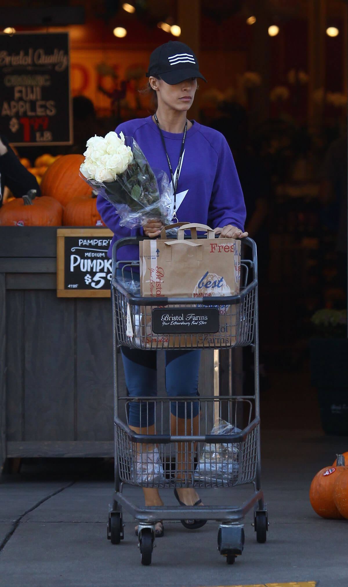 Elisabetta Canalis Shopping Stills at Bristol Farms in Beverly Hills