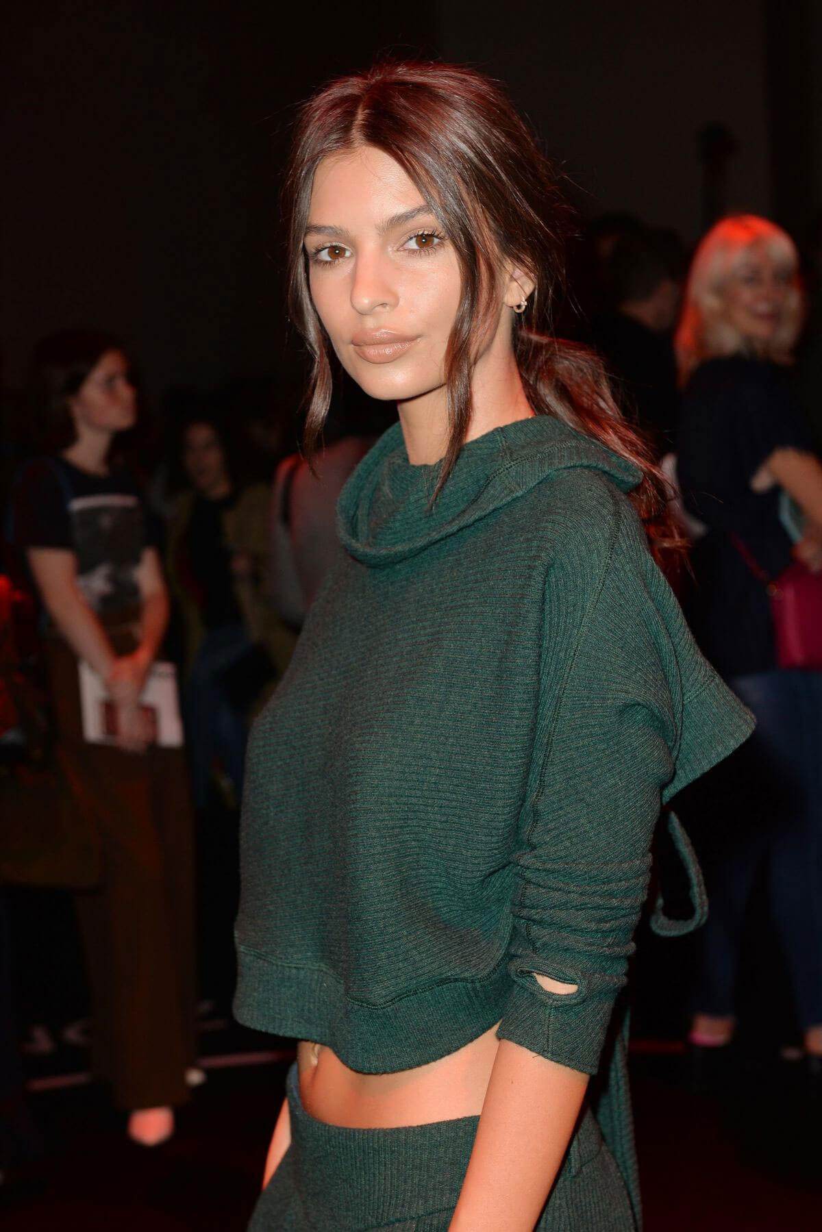 Emily Ratajkowski Stills at Paco Rabanne Fashion Show in Paris