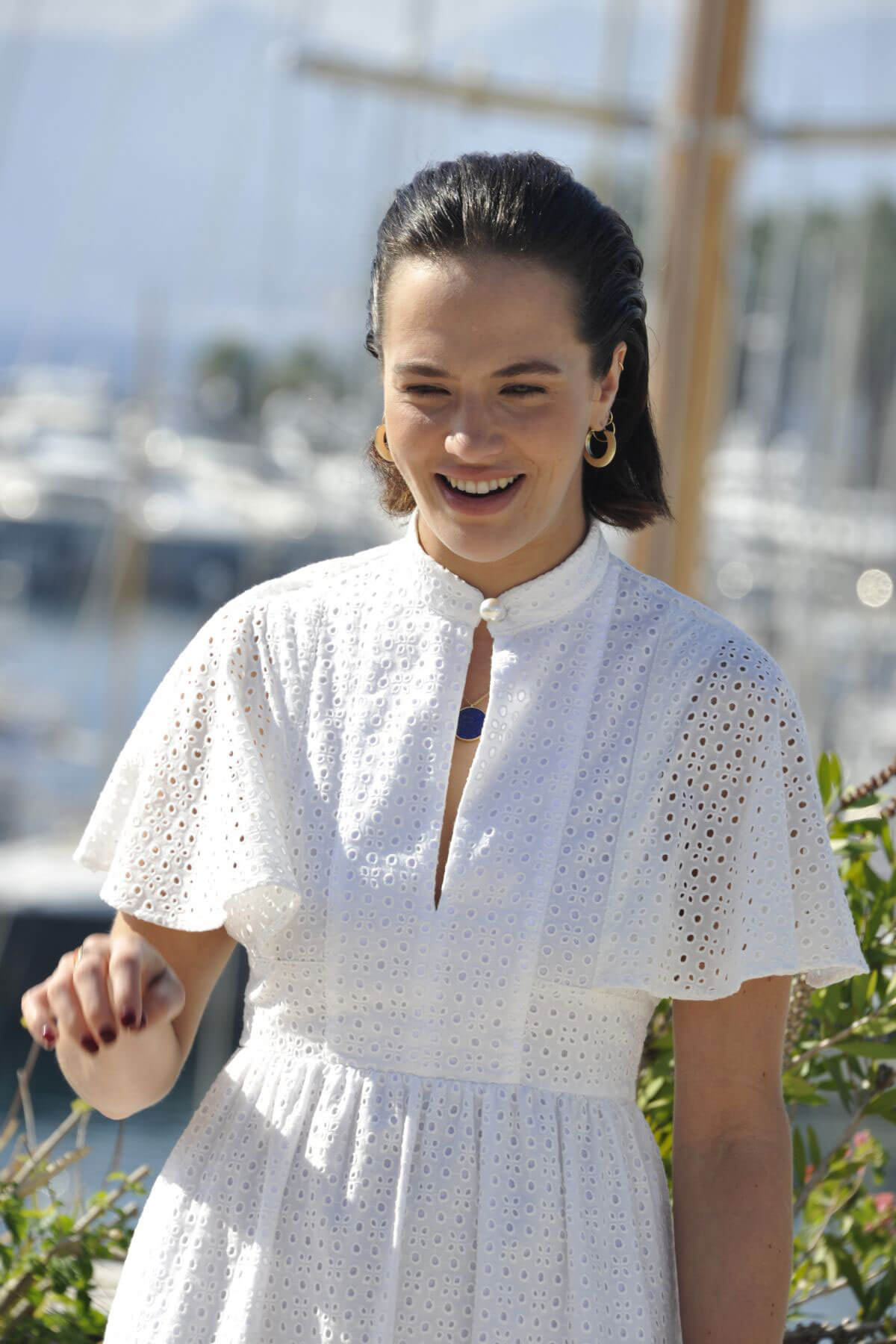 Jessica Brown Findlay Stills at Harlots TV Show Photocall at Mipcom in Cannes
