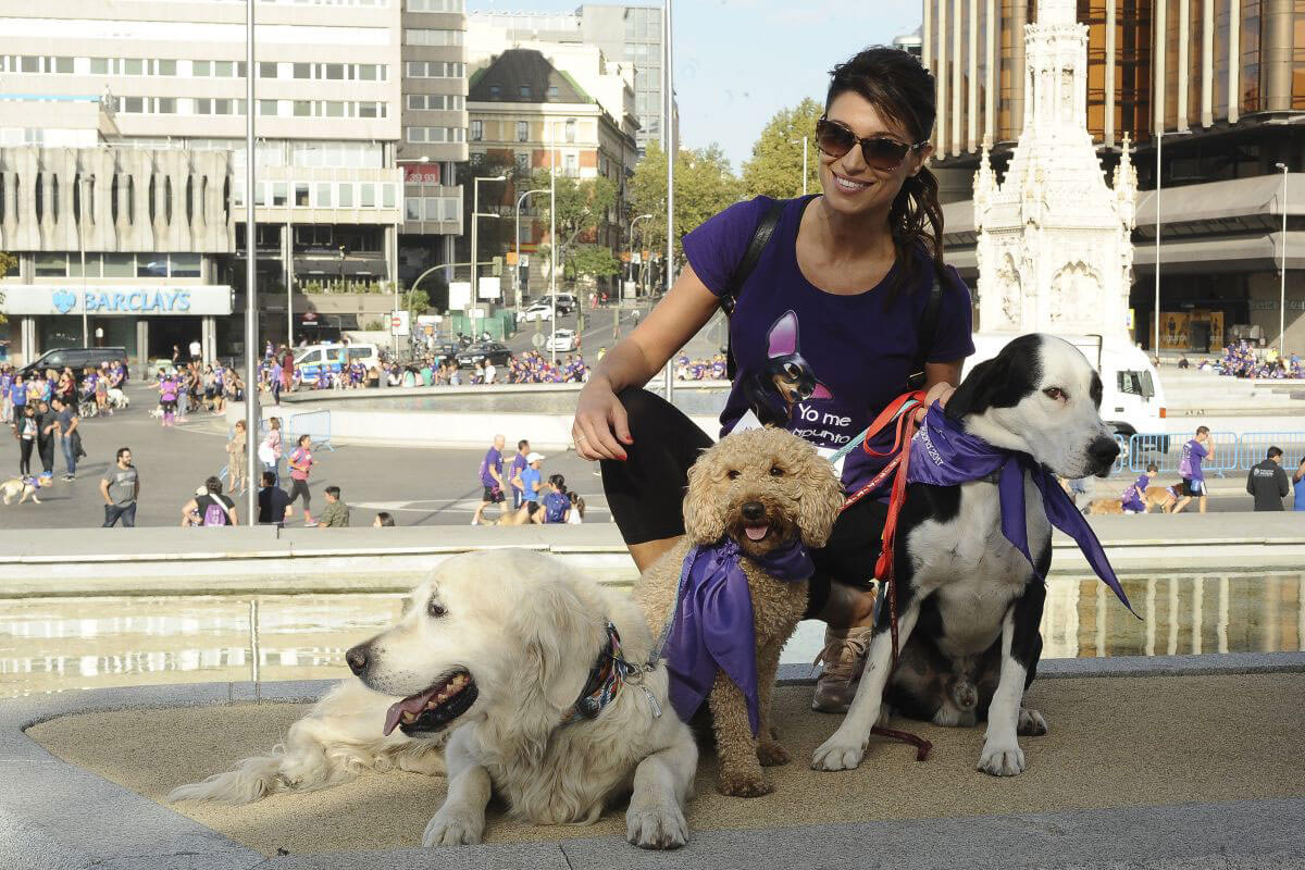 Sonia Ferrer Stills at Perroton Race of Solidarity in Madrid