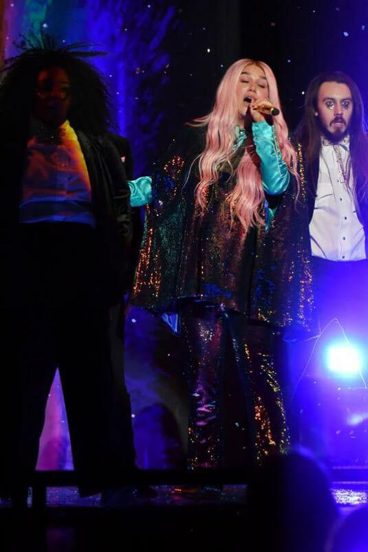 American Singer Kesha Stills at MTV EMA 2017 Build Up in London