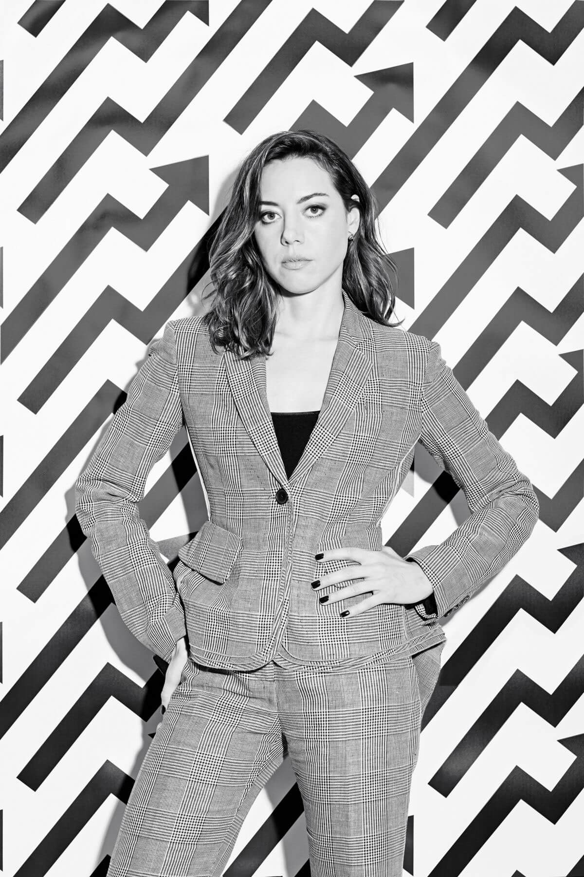 Aubrey Plaza Poses for Buzzfeed Magazine, November 2017