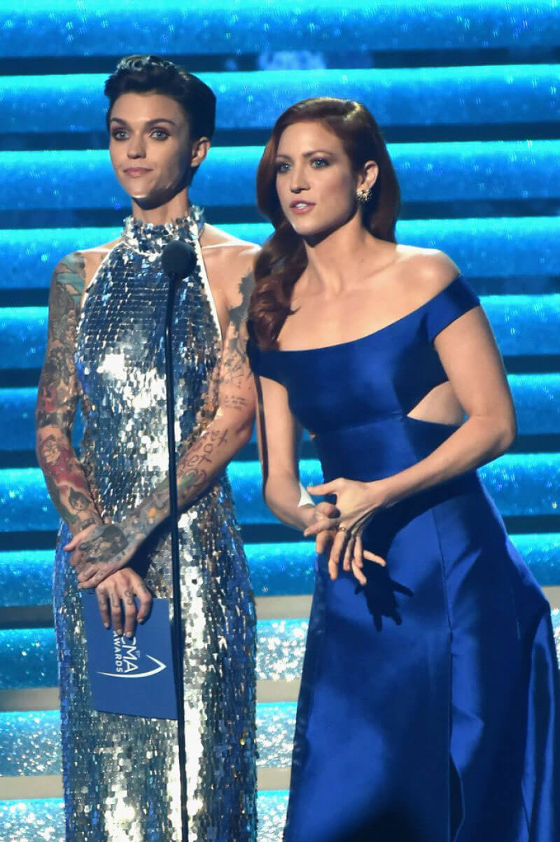 Brittany Snow Stills at 51st Annual CMA Awards in Nashville