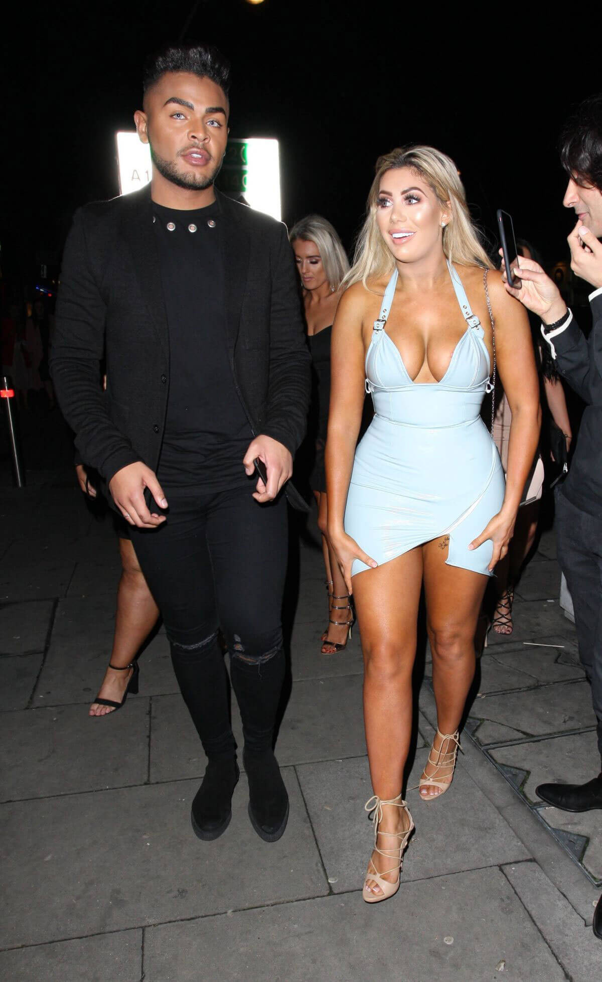 Chloe Ferry and Sam Gowland Stills at Faces Nightclub in Essex
