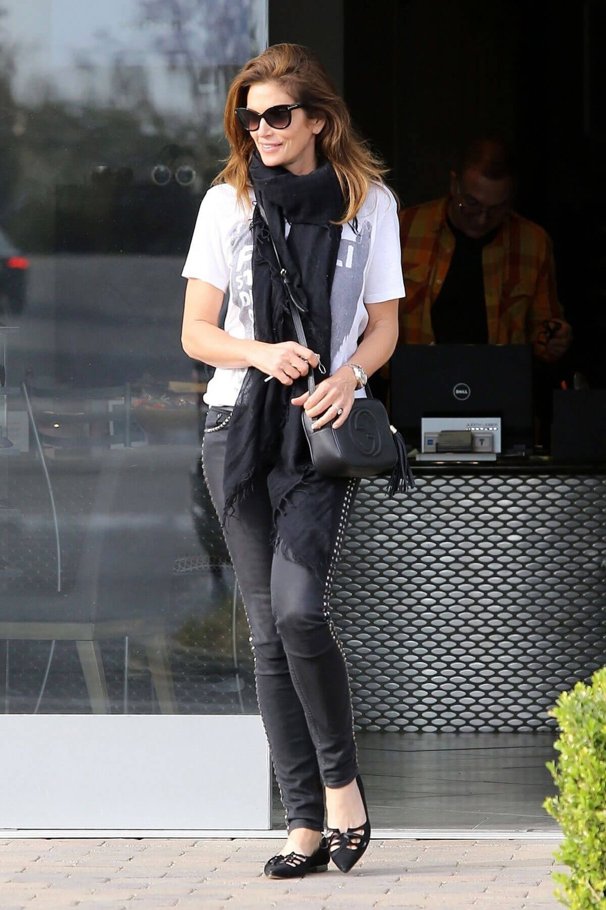 Cindy Crawford Stills at Malibu Eye Center Optometry Photos