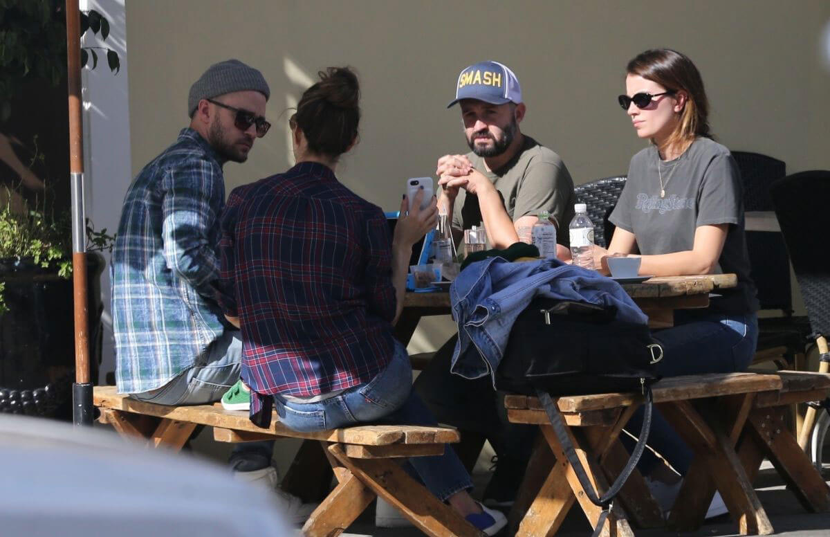 Jessica Biel and Justin Timberlake Stills Out for Lunch in Los Angeles