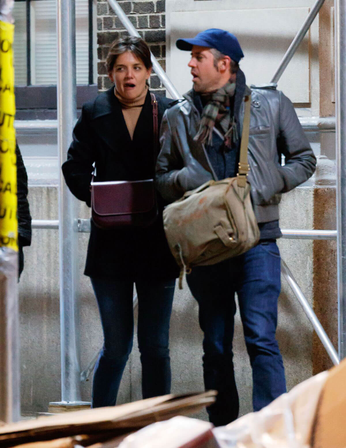 Katie Holmes with Her Friends Stills Out in New York