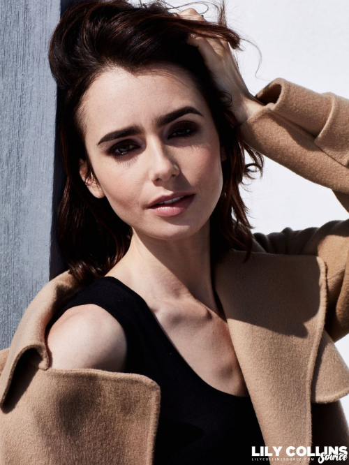 Lily Collins Poses for Lancome 2017 Ad Campaign Photoshoot 21