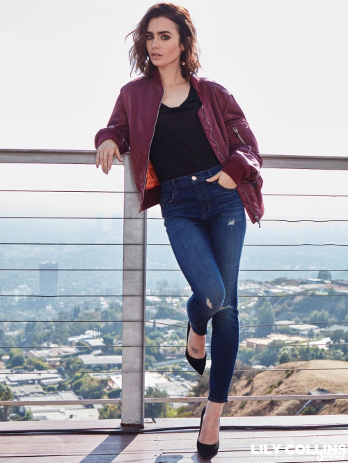 Lily Collins Poses for Lancome 2017 Ad Campaign Photoshoot 24